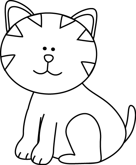 Cat Clip Art Black And White   Clipart Panda   Free Clipart Images