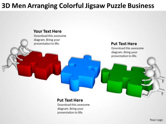 Business People Clipart Jigsaw Puzzle Powerpoint Presentations