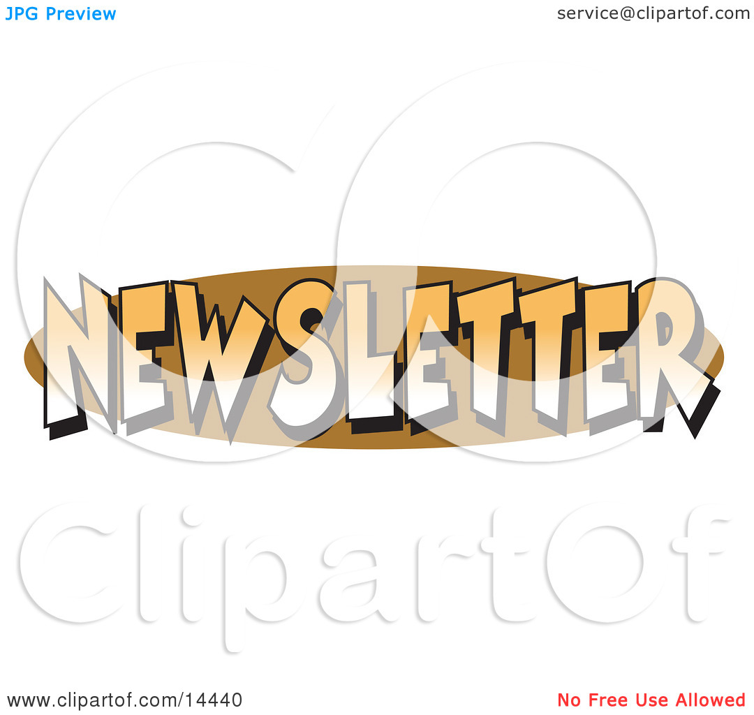 Internet Web Button Reading Newsletter Clipart Illustration By Andy