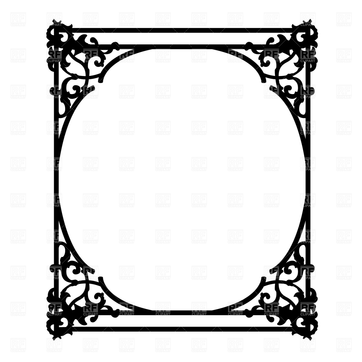 Ornate Picture Frame Clip Art   Clipart Panda   Free Clipart Images
