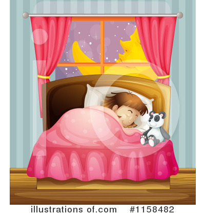 Bedtime Clipart  1158482 By Colematt   Royalty Free  Rf  Stock    