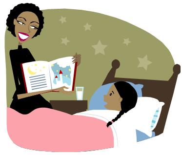 Bedtime Story  Clipart