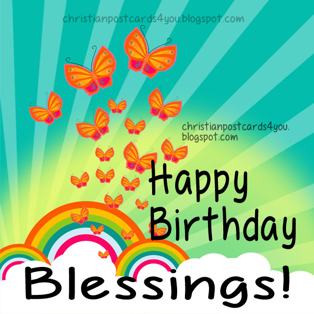 Happy Birthday  Blessings  God Bless You  Birthday Christian Phrases