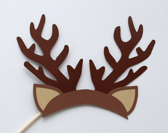 Reindeer Antlers Headband Clipart