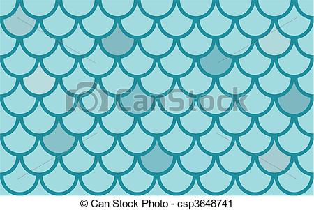 With Fish Scales   Seamless Vector    Csp3648741   Search Clipart    