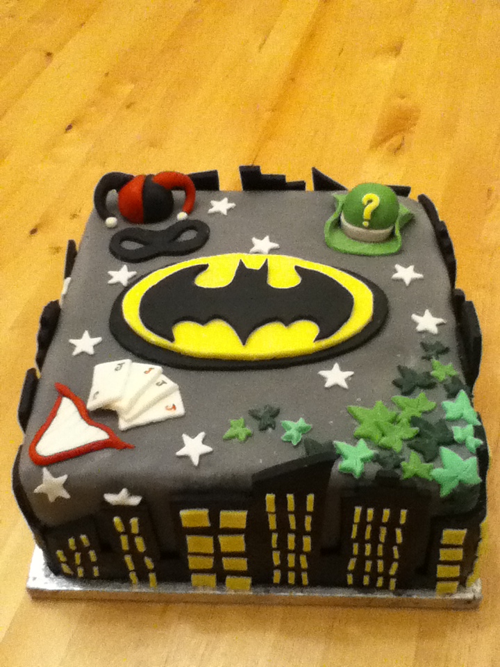 Batman Birthday Cake By Charley Blue