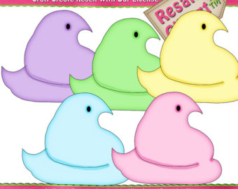 Easter Peeps Clipart Peeps Bought At Easter Shop