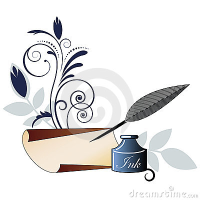 Feather Pen And Paper Clipart   Clipart Panda   Free Clipart Images