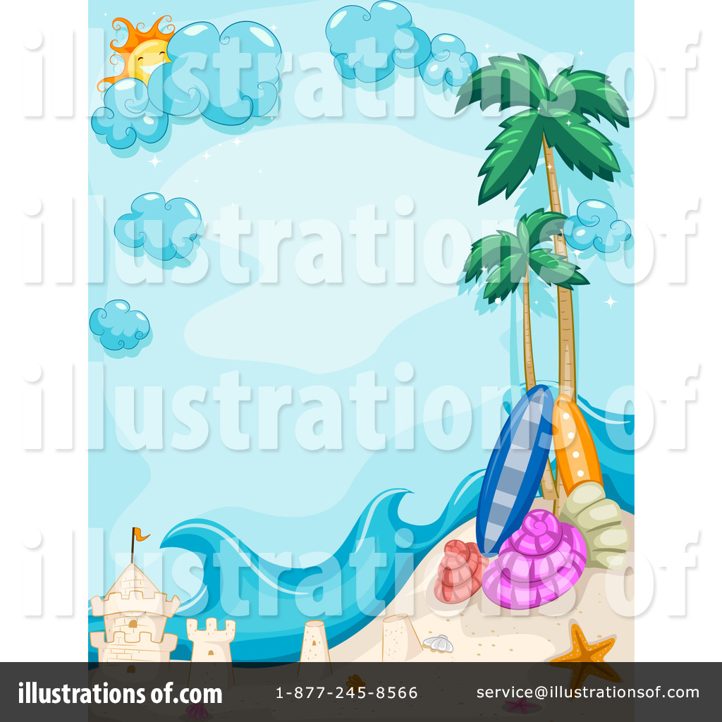 Royalty Free  Rf  Tropical Beach Clipart Illustration  1066588 By Bnp