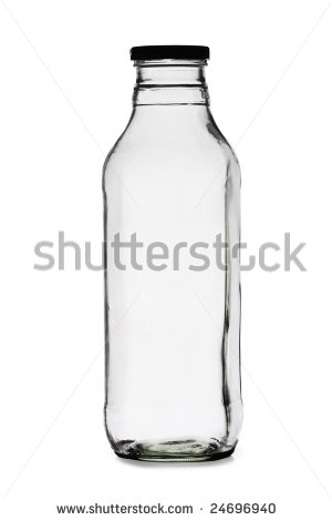 Empty Milk Bottle Stock Photo 24696940 Shutterstock