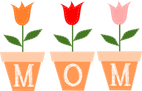Mother S Day Clip Art Mom Flowers Clip Art For Your Mothers Day Png