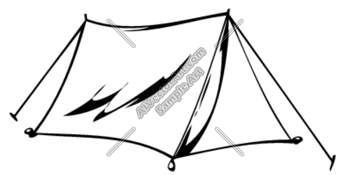Tent Clipart And Vectorart  Sports   Outdoor Sports Vectorart And
