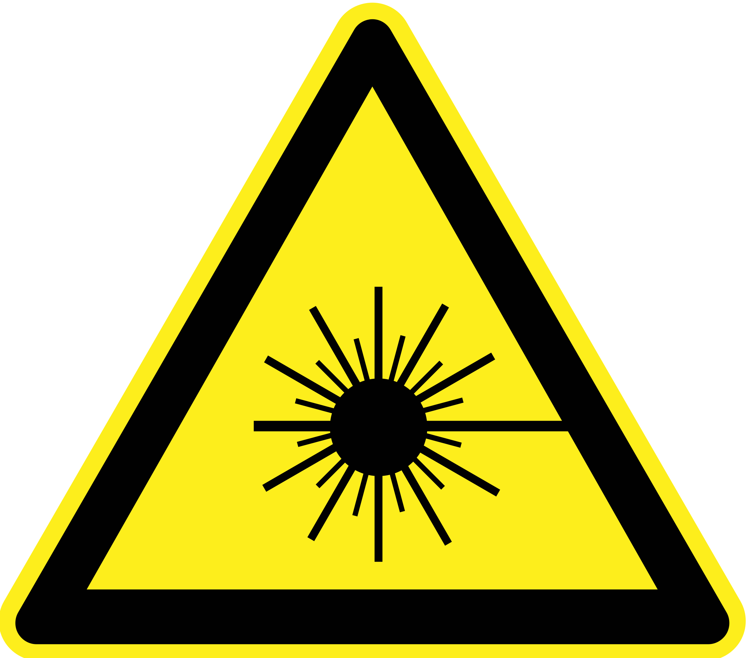 Laser Beam Warning Sign By H0us3s