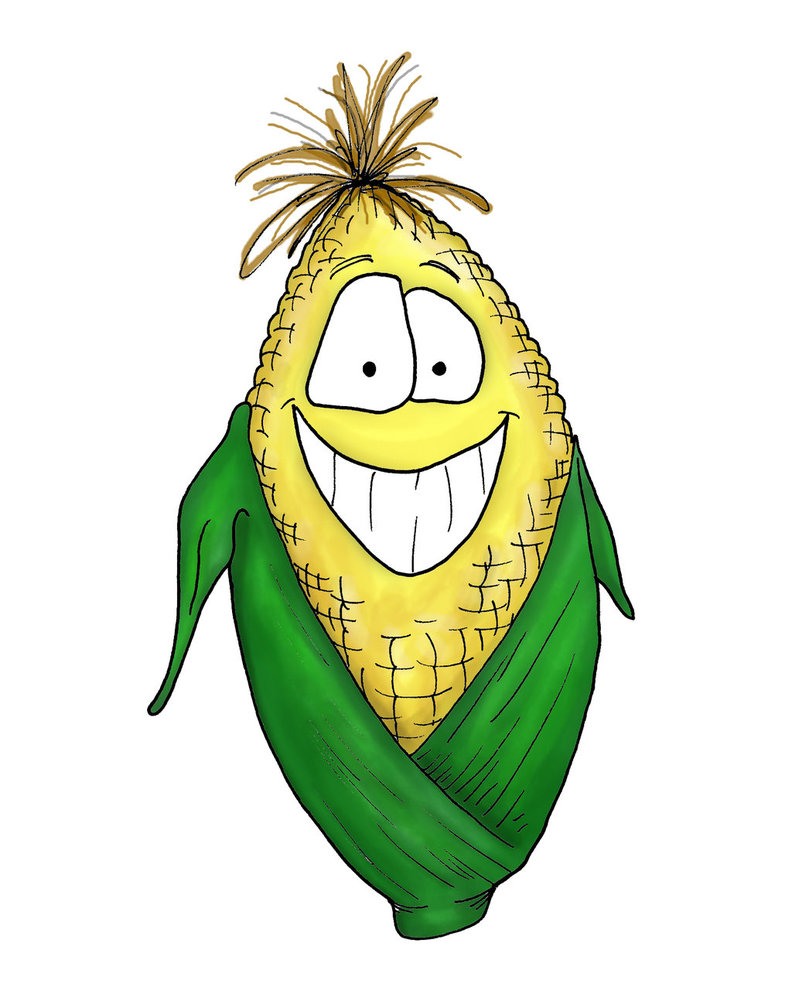 Cartoon Corn By Bnspencer D Z Cz   Free Images At Clker Com   Vector