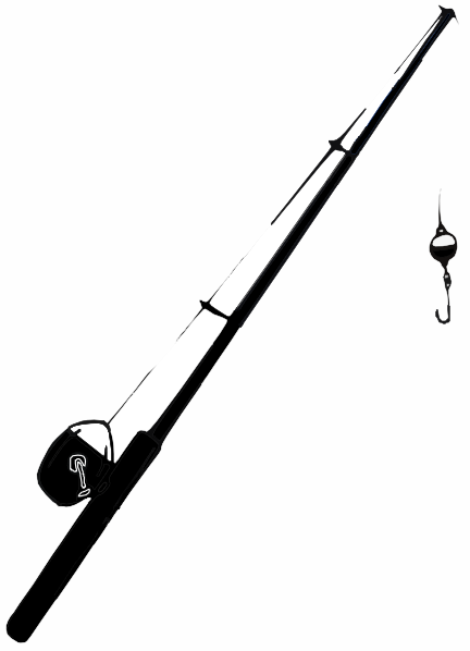 Fishingpole Clip Art At Clker Com   Vector Clip Art Online Royalty