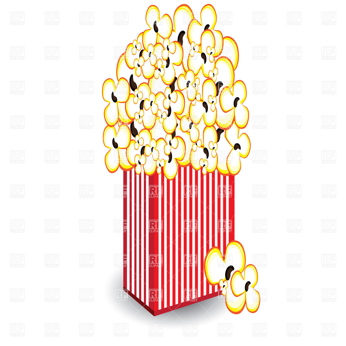 Pack Of Popcorn 7100 Food And Beverages Download Royalty Free