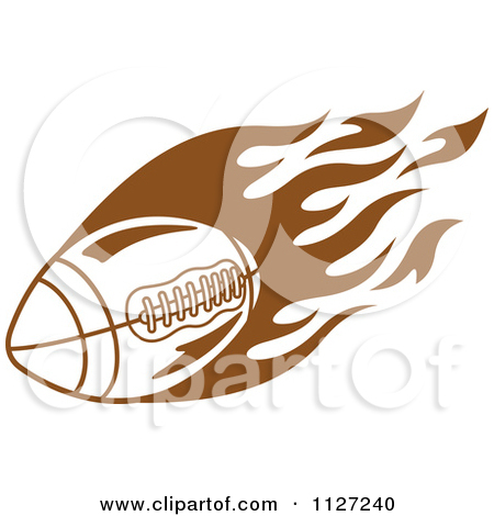 Royalty Free  Rf  Flaming Football Clipart Illustrations Vector