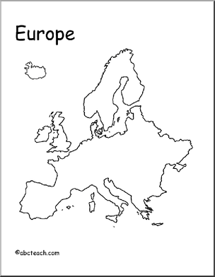 Europe Map Geography Social Studies Continent Europe Member Site