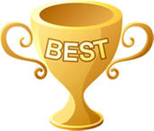 Positive Behavior Clipart Trophy Titled Best