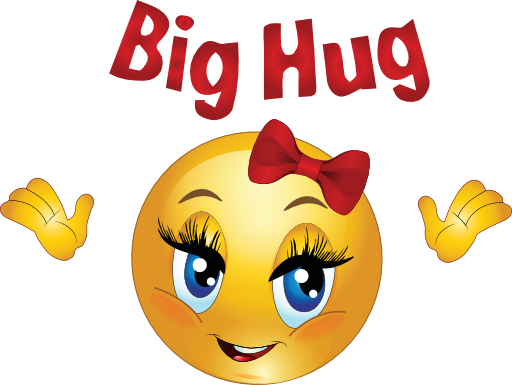 Big Hug Smiley Emoticon Clipart   Royalty Free Public Domain Clipart