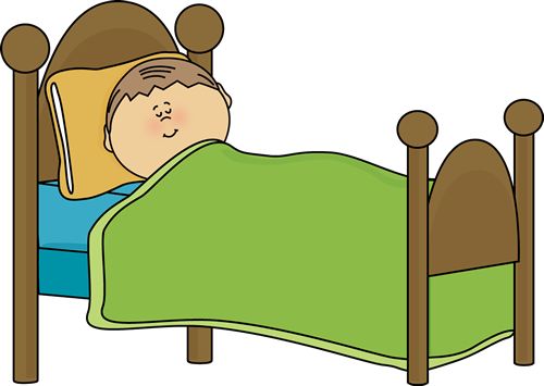 Clipart Of Child S Bed   Child Sleeping Clip Art Image   Child