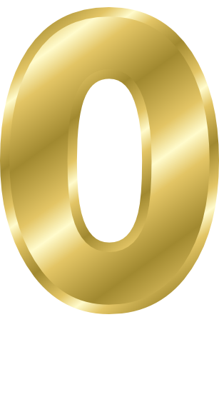 Gold Number 0   Http   Www Wpclipart Com Signs Symbol Alphabets