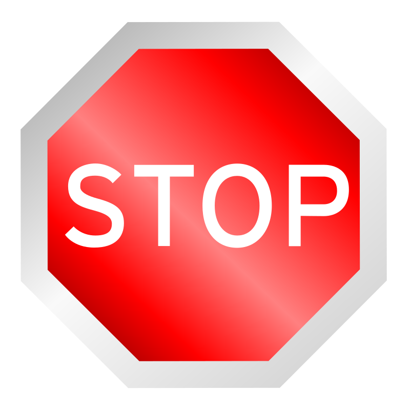 Stop Sign By Jhnri4   A Stop Sign  I Used Interstate Regular For The