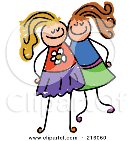 Group Of Girl Friends Clipart   Clipart Panda   Free Clipart Images