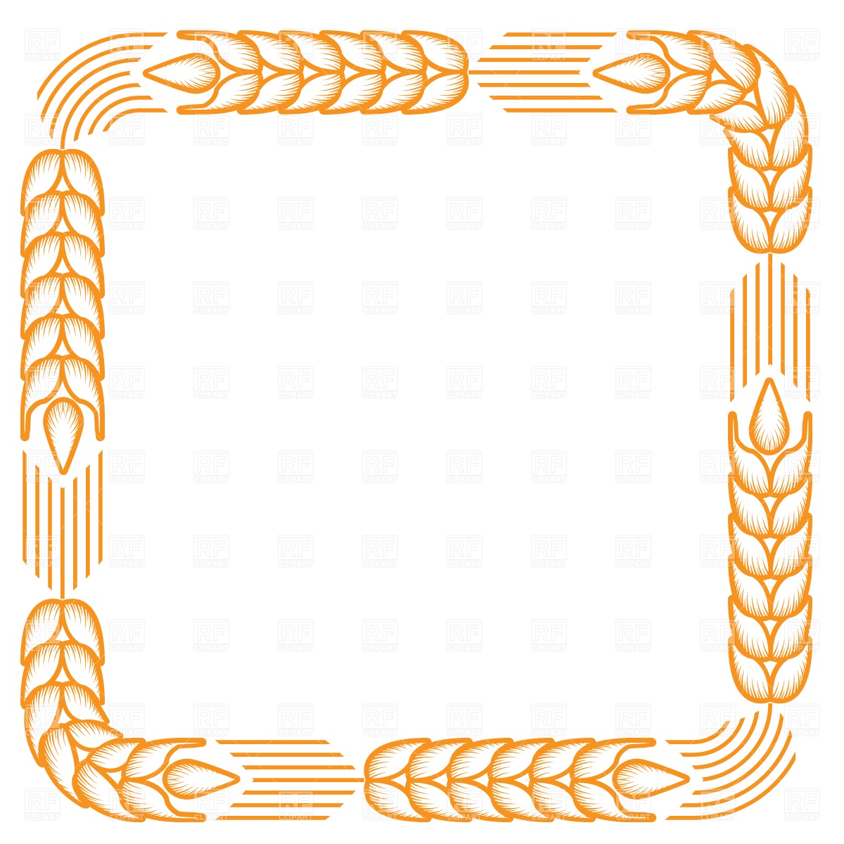Wheat Border Clipart Images   Pictures   Becuo
