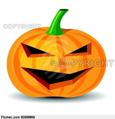 Cartoon Halloween Pumpkins