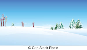 Clip Art Vector And Illustration  769 Snow Covered Landscape Clipart