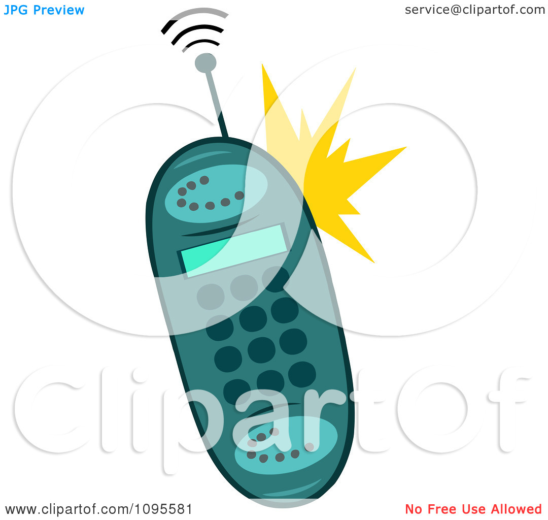 Ringing Cell Phone Clipart Clipart Ringing Turquoise Cell Phone