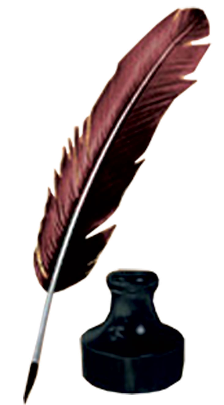 Feather Pen And Ink Clip Art Png Tattoo