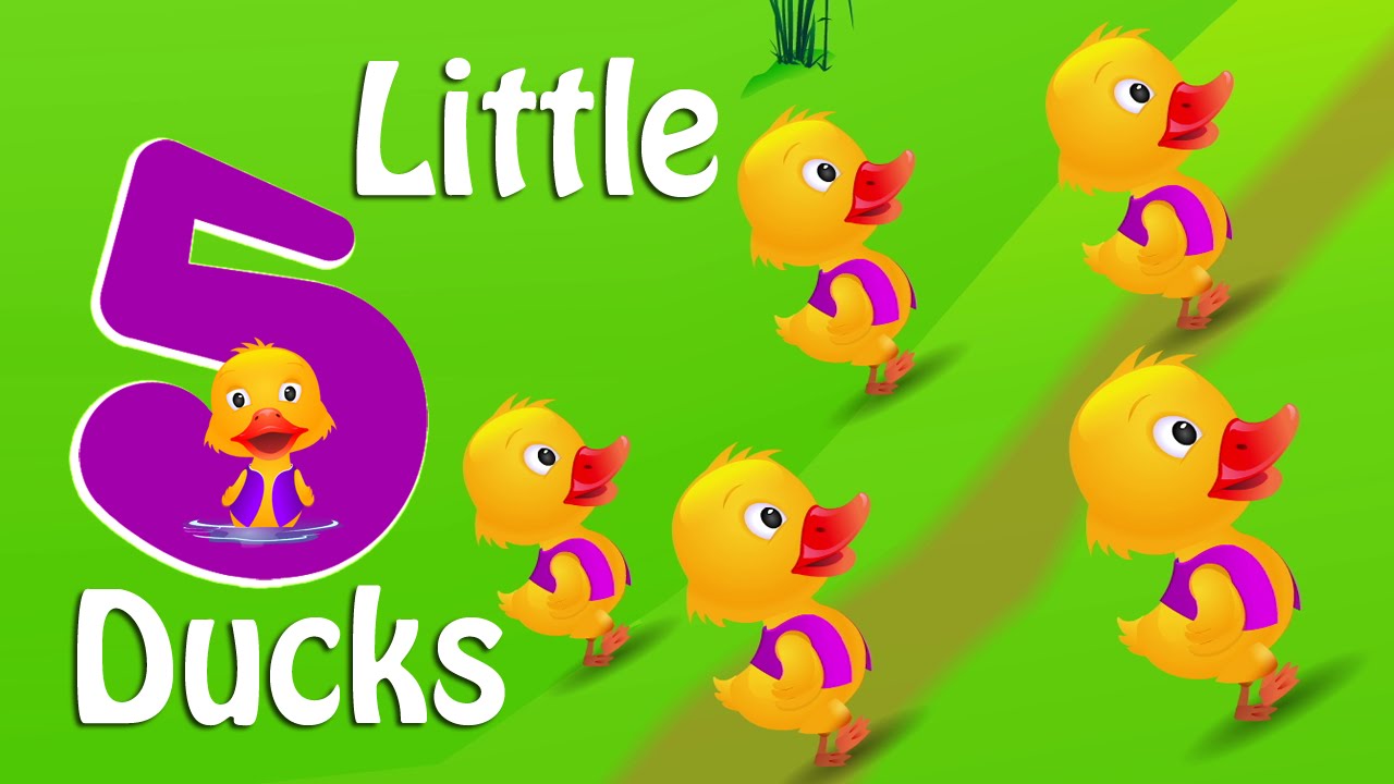 Five Little Ducks Clipart Five Little Ducks Nursery
