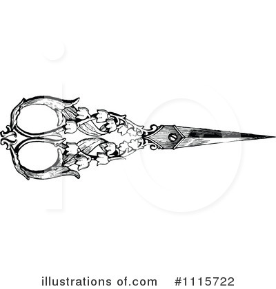 Royalty Free  Rf  Scissors Clipart Illustration  1115722 By Prawny