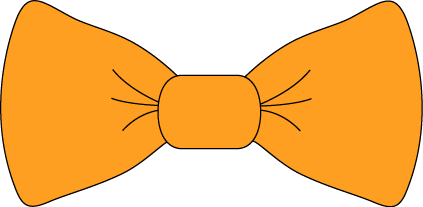 Orange Bow Tie Clip Art   Transparent Png Orange Bow Tie Image 