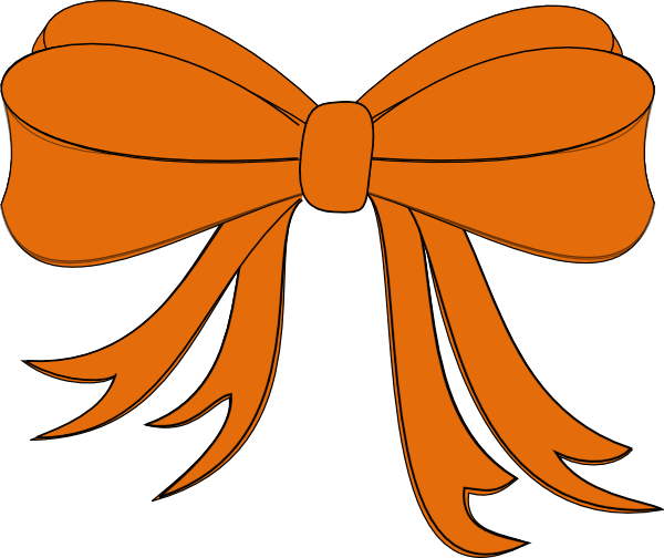 Orange Ribbon Clip Art At Clker Com   Vector Clip Art Online Royalty