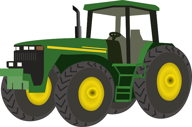 Combine Tractor Clipart This Large Green Tractor Clip
