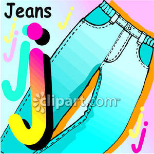 Jeans Day Clip Art J Is For Jeans