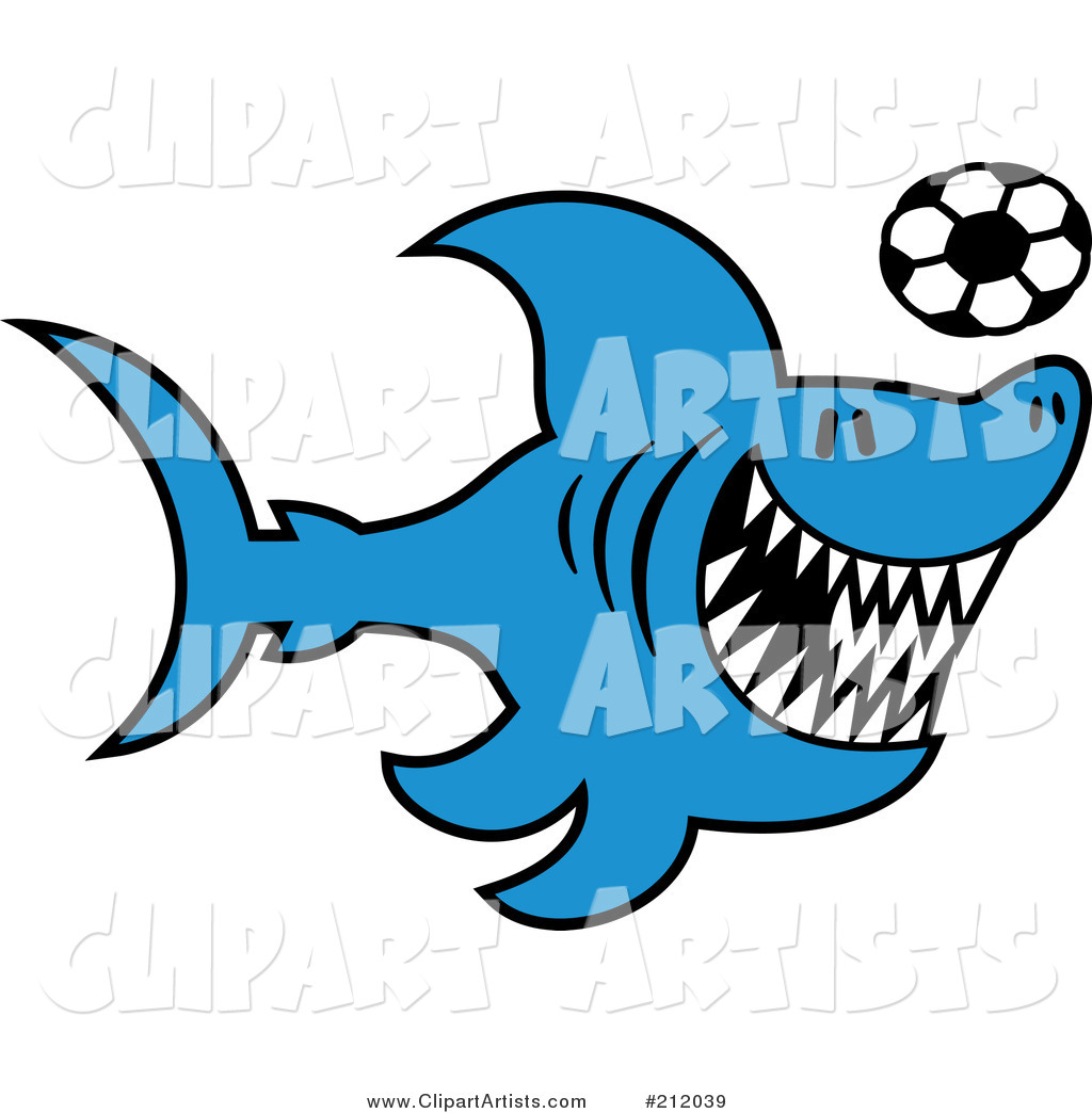 Larger Preview  Vector Shark Clipart By Zooco