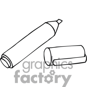 Markers Clip Art Black And White Images   Pictures   Becuo