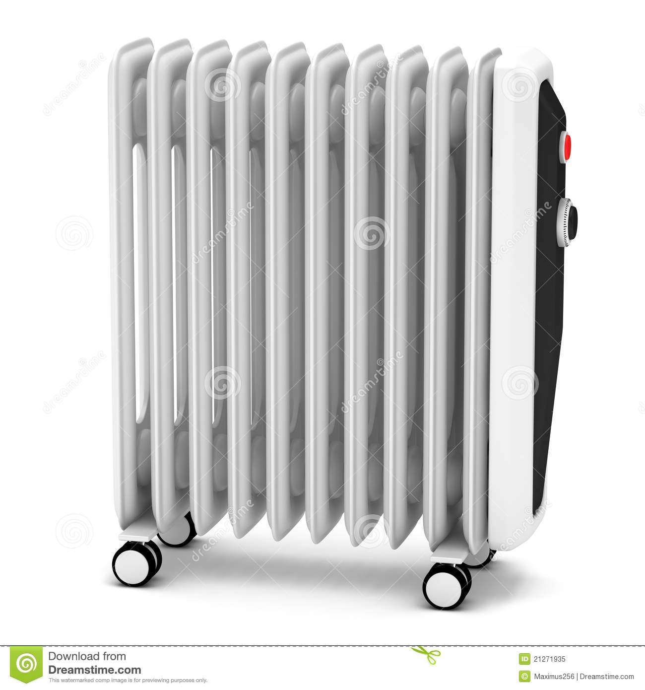 Electric Oil Heater Royalty Free Stock Photo   Image  21271935