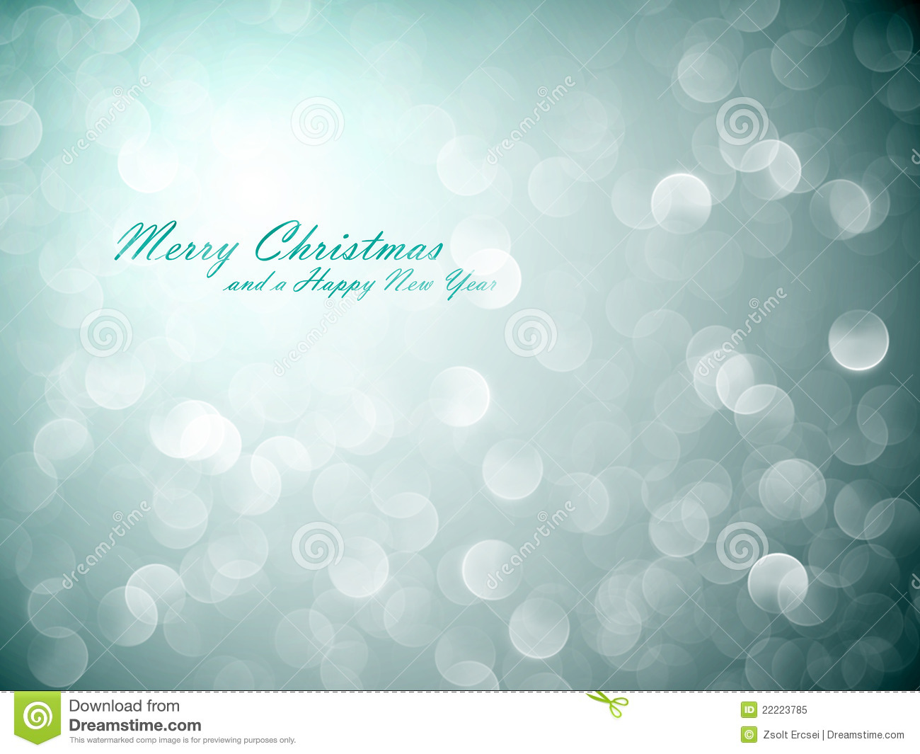 Flickering Lights   Christmas Background   Eps10 Vector With Separate