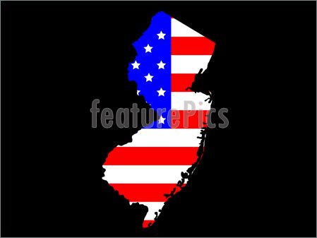 Illustration Of State Of New Jersey  Royalty Free Illustration At