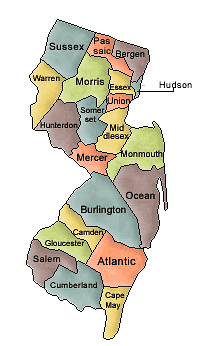 New Jersey   Http   Www Wpclipart Com Geography Us Counties New Jersey