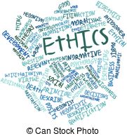 Word Cloud For Ethics   Abstract Word Cloud For Ethics With