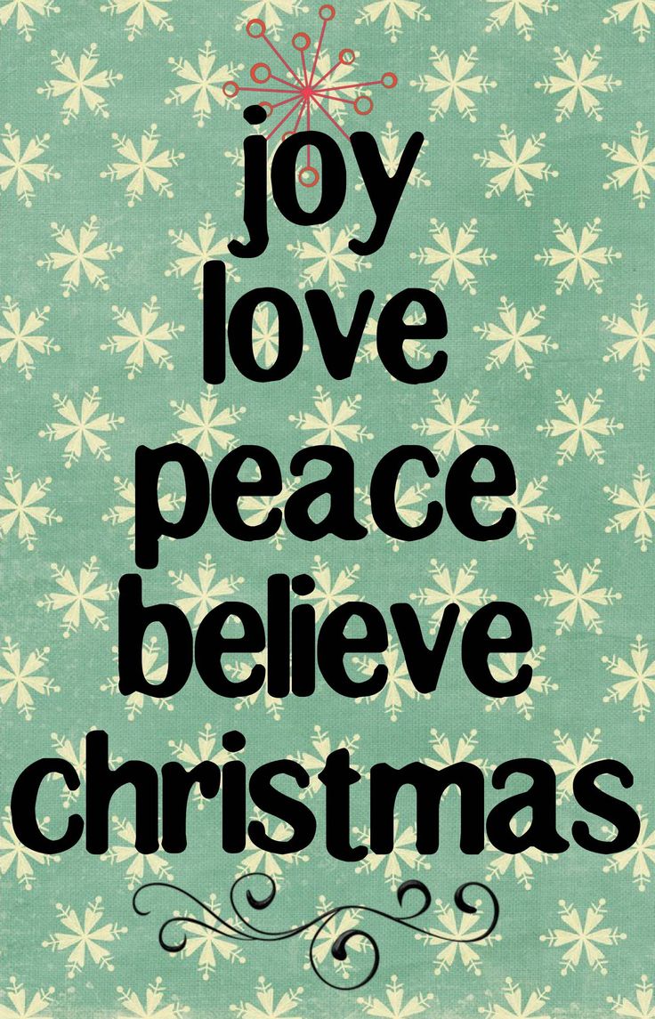 Joy Love Peace Believe Christmas   Christmas Winter   Pinterest
