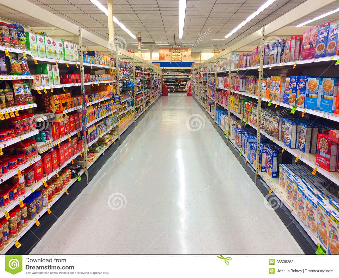 Cereal Aisle Fred Meyer Springfield Or Editorial Photography   Image
