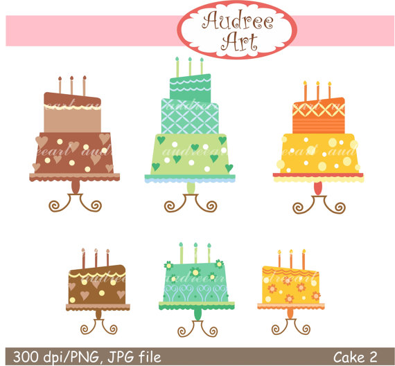 Items Similar To Clip Art Cake  Cake 2  Chocolate Cake  Bakery