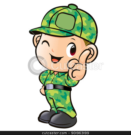 Army Soldier Cartoon Characters